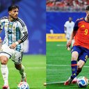 Suspensão de Paredes foi por agressão ao jogador Gavi na final contra Espanha - William Volcov/Agência O Dia/Estadão Conteúdo e Instagram @pablogavi