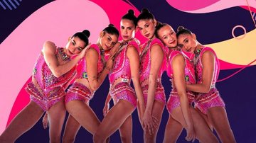 O melhor desempenho ocorreu na série mista, com três arcos e duas maças, ao som de Lady Gaga - Reprodução/Instagram/@cbginastica
