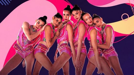 O melhor desempenho ocorreu na série mista, com três arcos e duas maças, ao som de Lady Gaga - Reprodução/Instagram/@cbginastica