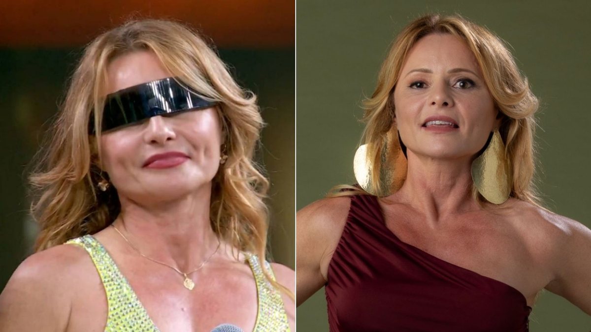 Rita Guedes desenvolveu ceratite após uma cirurgia realizada nas pálpebras - Reprodução/Globo