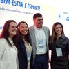 Fátima Macedo, Roberta Almeida, João Silvestre e Fabi Teixeira, mediadora, no painel Saúde Mental nas Empresas - Claudio Marques / Viva