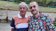 Sebastião Rinaldi com seu pai, José Rinaldi Filho - Arquivo pessoal