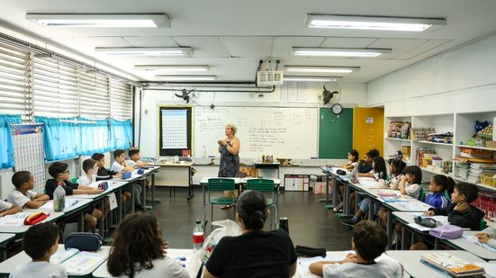 O índice máximo foi registrado apenas nos anos iniciais do ensino fundamental, com alunos do 1º ao 5º ano - Tomaz Silva/Agência Brasil