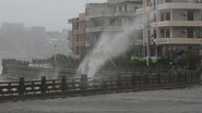 Tufão Dolphin atingiu o leste da China por volta das 18h40 de domingo (horário local) - Xinhua News/Divulgação