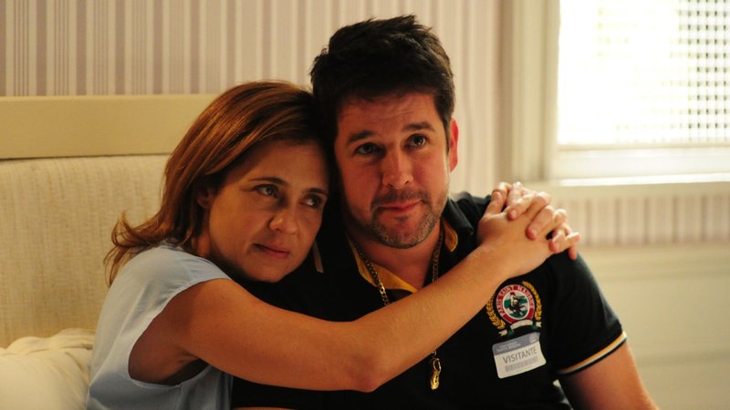 Adriana Esteves e Murilo Benício interpretaram o casal Carminha e Tufão - Globo