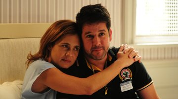 Adriana Esteves e Murilo Benício interpretaram o casal Carminha e Tufão - Globo