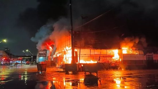 Há risco de colapso na estrutura, segundo análise preliminar da Defesa Civil - Divulgação / Defesa Civi