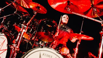 Eloy Casagrande, baterista brasileiro do Slipknot, participou do anúncio das atrações - Divulgação/Diego Padilha