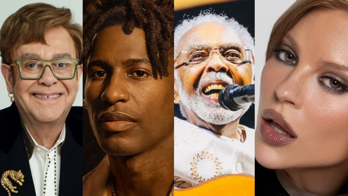 Elton John, Jon Batiste, Gilberto Gil e Luísa Sonza cantam no Palco Mundo - Spotify