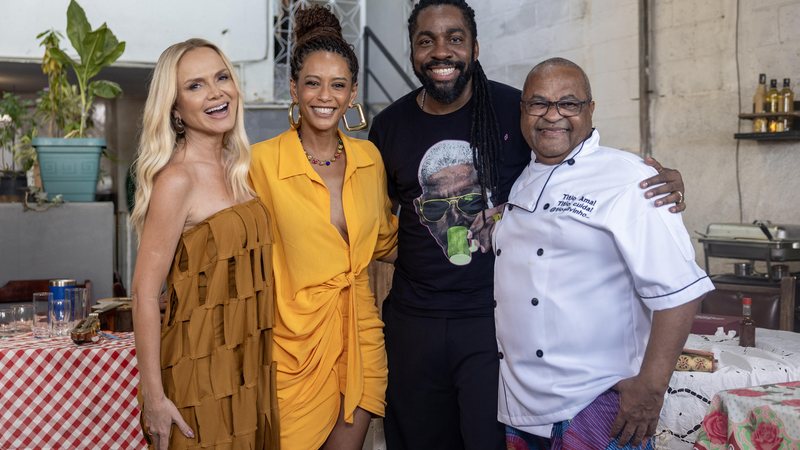 Em celebração à carreira de Taís Araújo, 'Em Família' recebe Lázaro Ramos e Silvinho (tio da atriz) - Globo