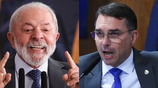 Flávio Bolsonaro (PL-RJ), registra 32% das intenções de voto entre essa parcela da população - Marcelo Camargo/Agência Brasil e Lula Marques/Agência Brasil