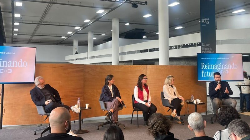 Debate “O trabalho depois da linha reta”, com Ricardo Voltolini (ABRH), Renata Fabrini (Plongê), Juliana Ramalho (Talento Sênior), Maria José Tonelli (FGV) e Rodrigo Goulart (SMDET) - Alexandre Barreto/VIVA