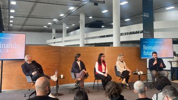 Debate “O trabalho depois da linha reta”, com Ricardo Voltolini (ABRH), Renata Fabrini (Plongê), Juliana Ramalho (Talento Sênior), Maria José Tonelli (FGV) e Rodrigo Goulart (SMDET) - Alexandre Barreto/VIVA