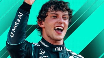 Na estreia do circuito de Madring, o jovem Kimi Antonelli venceu a terceira corrida seguida - Foto: Instagram/@formula1