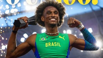 Atleta conquistou a medalha em disputa que não é sua especialidade - Reprodução/Instagram/@atletismo.brasil