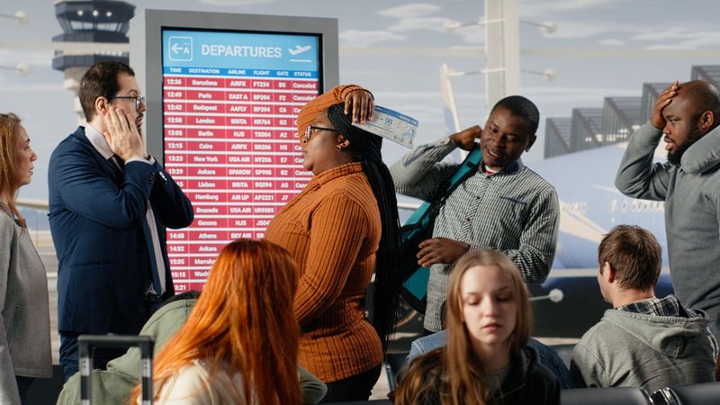 Overbooking é quando a companhia aérea vende mais passagens do que os assentos disponíveis na aeronave - Adobe Stock