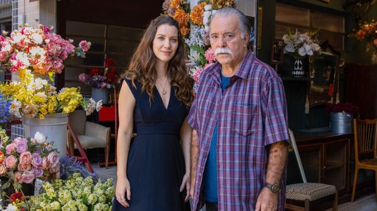 Francesca (Nathalia Dill) e Otoniel (Tony Ramos) - Globo
