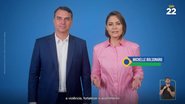 Flávio e Michele aproveitaram a ocasião para se dirigirem ao eleitorado feminino - Reprodução/Horário Eleitoral Gratuito
