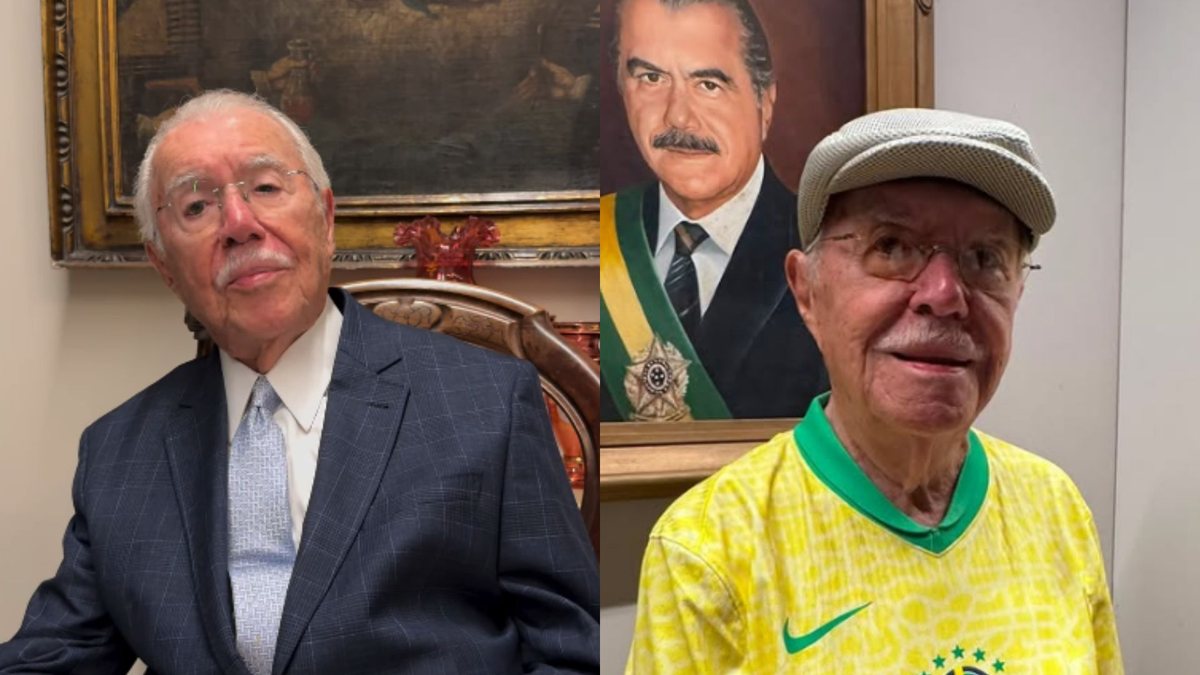 Segundo boletim médico, estado de saúde de Sarney é estável - Reprodução/Instagram/@sarney
