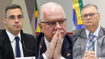 Decisão de Fachin sobre Mendonça e Dino será submetida ao plenário em 15 de setembro - Thaty A. Martins/STF/Valter Campanato/Fabio Rodrigues-Pozzebom/Agência Brasil