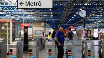 Todas as catracas do Metrô de SP terão pagamento por aproximação a partir de 14 de setembro - Fernando Frazão/Agência Brasil