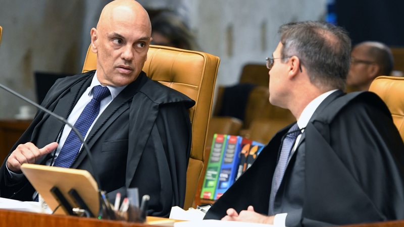 Crise no STF foi deflagrada após Mendonça avançar em uma investigação sobre Moraes - Carlos Moura/SCO/STF