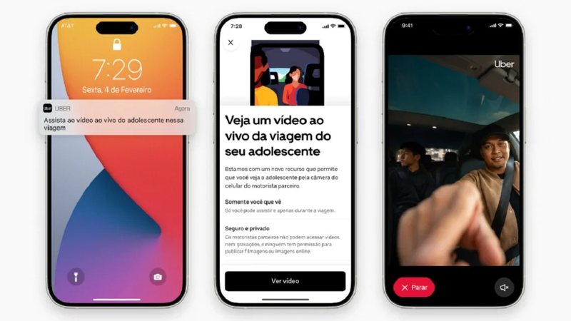 A nova ferramenta está disponível desde agosto nos Estados Unidos e chega nos próximos dias para os brasileiros - Divulgação - Uber