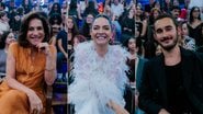 Totia Meireles, Claudia Ohana e Filipe Bragança no ‘Altas Horas’ deste sábado - Divulgação/Globo
