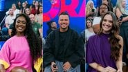 Erika Januza, Bruno Cardoso, vocalista do Sorriso Maroto, e Juliana Paiva participam da atração - Miguel Salvatore/TV Globo