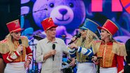 Serginho Groisman recebe as Paquitas da Xuxa, Priscilla, Cátia e Ana Paula, que cantam “Ilariê” - Miguel Salvatore/Globo