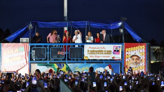 Lula chorou quando falava sobre vários vídeos que foram divulgados nas redes sociais - Valter Campanato/Agência Brasil