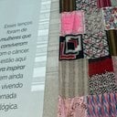 "Bandeira Viva" recebe lenços doados por mulheres que foram ou são pacientes em tratamento de câncer - Divulgação / A. C. Camargo