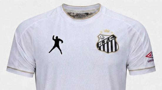 Santos marca parceria com série inédita de camisas comemorativa aos gols de Pelé - Divulgação/Portal Santos FC