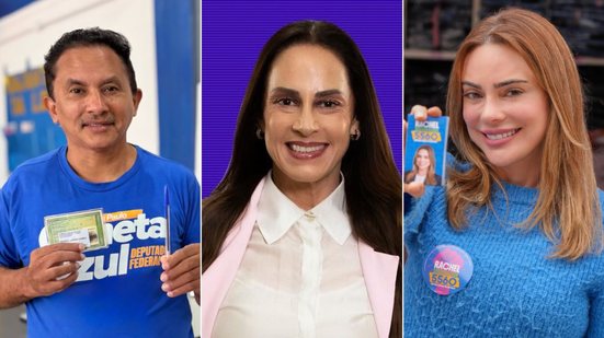 Manoel Gomes, Silvia Abravanel e Rachel Sheherazade estão entre os famosos que não conseguiram se eleger - Reprodução/Instagram
