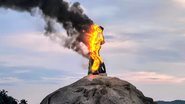 Incêndio provocou revolta entre moradores nas redes sociais - Reprodução/X/@Sharpen36