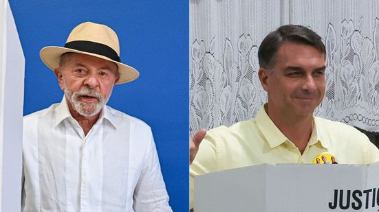 No segundo turno, Lula e Flávio disputam à Presidência - Roberto Sungi (Ato Press) e Pedro Kirilos - Estadão Conteúdo