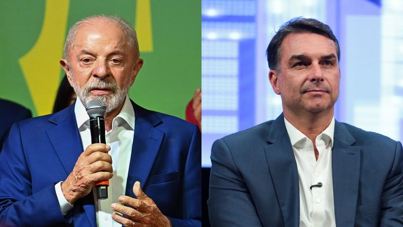 Lula (PT) e Flávio Bolsonaro (PL) serão entrevistados antes do debate - Roberto Sungi (Ato Press) e Peter Leone (O Fotográfico)/Estadão Conteúdo