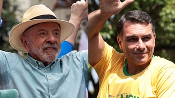 Luiz Inácio Lula da Silva (PT) e Flávio Bolsonaro (PL) se enfrentarão no segundo turno - Matheus P Machado (Modus Focus) e Felipe Rau - Estadão Conteúdo