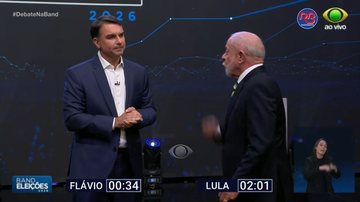 Diferença numérica entre os candidatos passou de um para três pontos porcentuais - Band/Reprodução