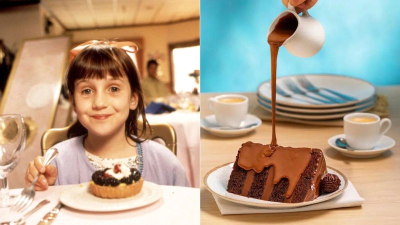 Bolo ‘Matilda’ viralizou nas redes sociais e agora será degustado em festival de cinema - Reprodução/Sony e Harald Receitas