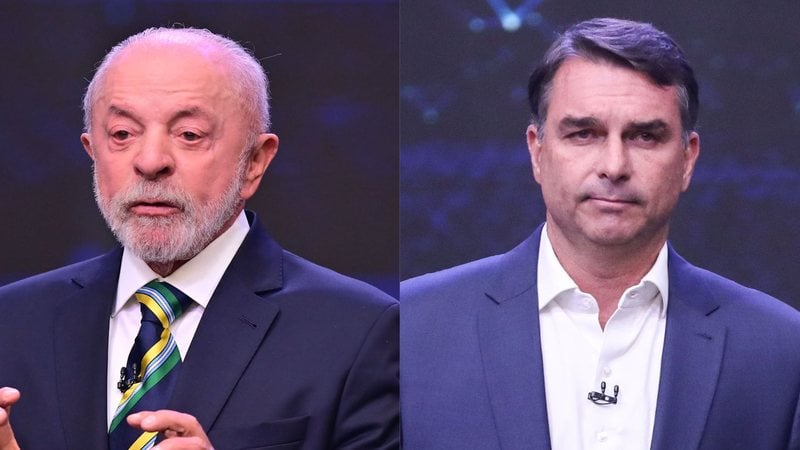 Lula (PT) e Flávio Bolsonaro (PL) disputam o segundo turno das Eleições 2026 - Marina Uezima e Eduardo Carmim/Agência O Dia/Estadão Conteúdo