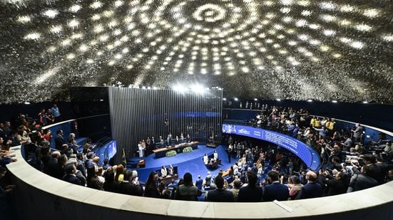 Sessão solene do Senado em que foi promulgada à PEC do fim da escala 6x1 - Saulo Cruz/Agência Senado
