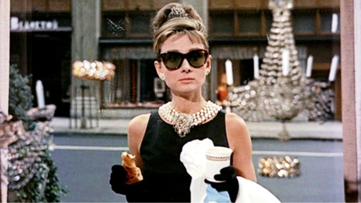 Audrey Hepburn no filme Bonequinha de Luxo