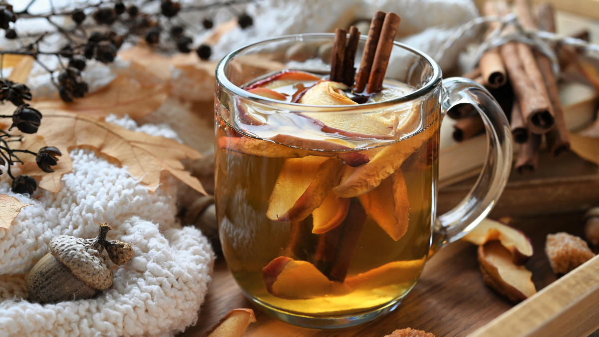 Chá de Maça e Canela