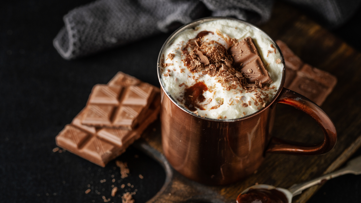 Chocolate Quente com Conhaque