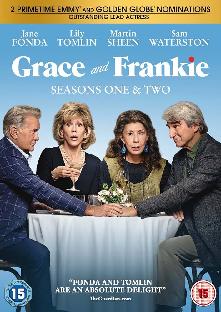 Capa da série  Grace & Frankie (Netflix, sete temporadas, 2015-2022)