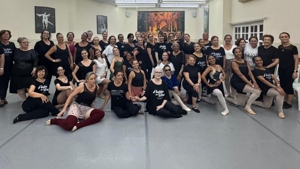 Alunas do aulão do bem