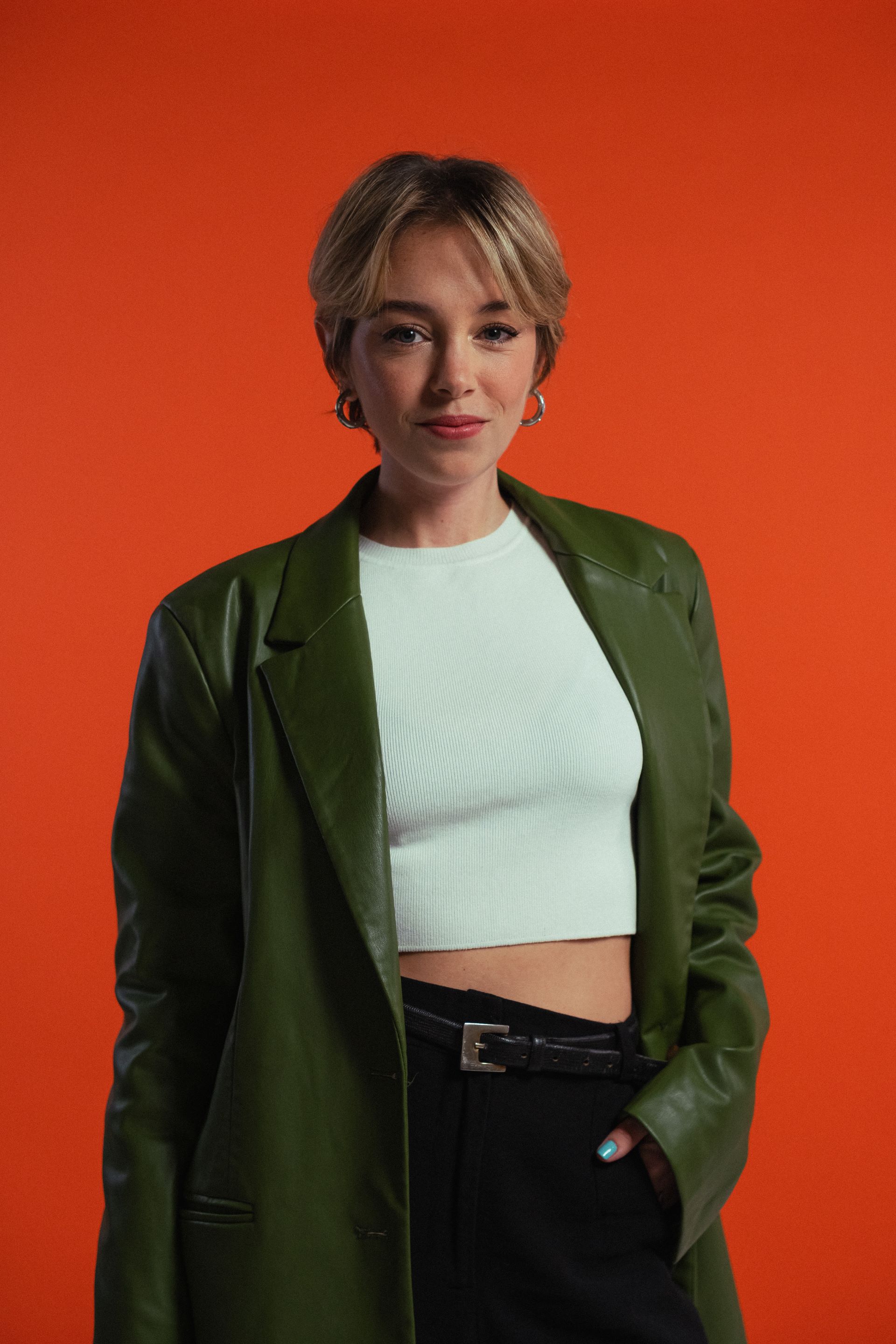 Executiva posando para foto