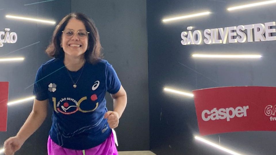 A repórter Fabiana Holtz está inscrita para a prova da São Silvestre este ano