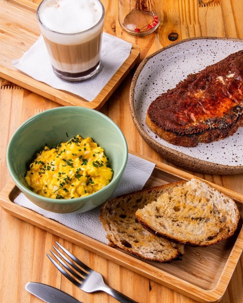 Café da manhã no Dela Cafe, na Vila Mariana